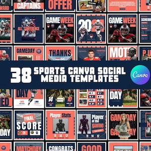38 Canva Template Pack for Sports Teams – Easy and Customizable