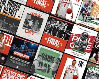 36 Canva Template Pack for Sports Teams – Easy and Customizable