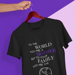 happy mother's day gift t-shirt "to the world" black mothers day gift, mother gift motherday gifts gift, mugs, gift mug, mother, gift idea