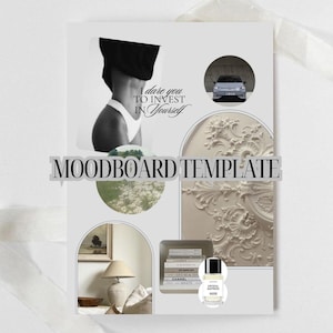 Mood board designs, Manifestating vision mood board,  Moodboard template for manifestors, Gift idea manifest, Manifestation wall ideas, Deco