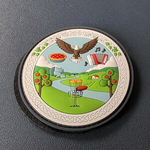 Rubber 3D Patch Discgolf