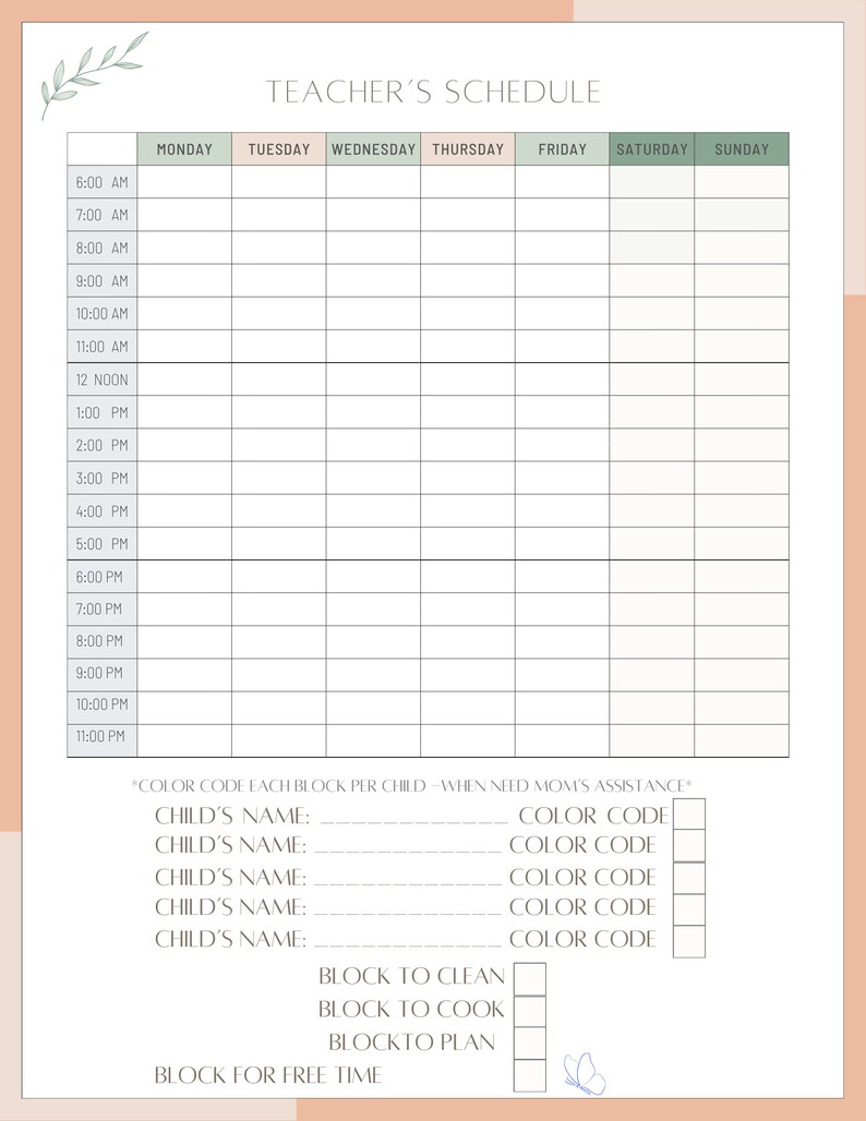 Homeschool Printable Planner - Etsy