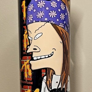 20oz Beavis and Butt-head G&#39;nR tumbler