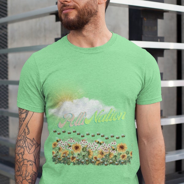 Bienen-Shirt, Käfer-Shirt, Insekten-Shirt, Wildtier-Shirt, Natur-Shirt, Blumen-Shirt, Blumen-Shirt, Outdoor-Shirt, Unisex-Softstyle-T-Shirt