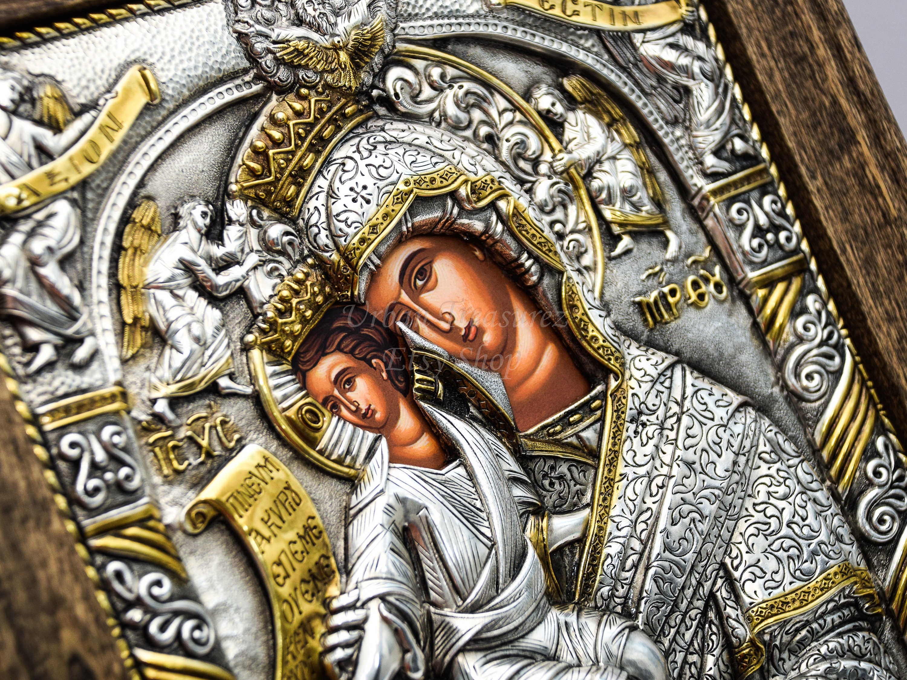 Axion Esti Orthodox Icon for Religious Altar • Christianity Gift ...