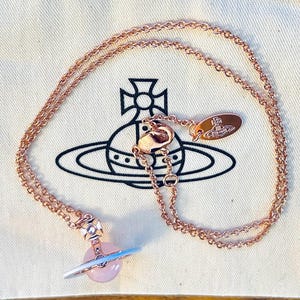 Vivienne Westwood Petra Pink Necklace - Etsy