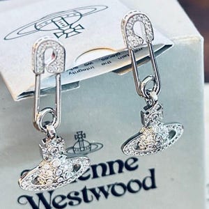 Vivienne Westwood Broken Pearl Earrings - Etsy