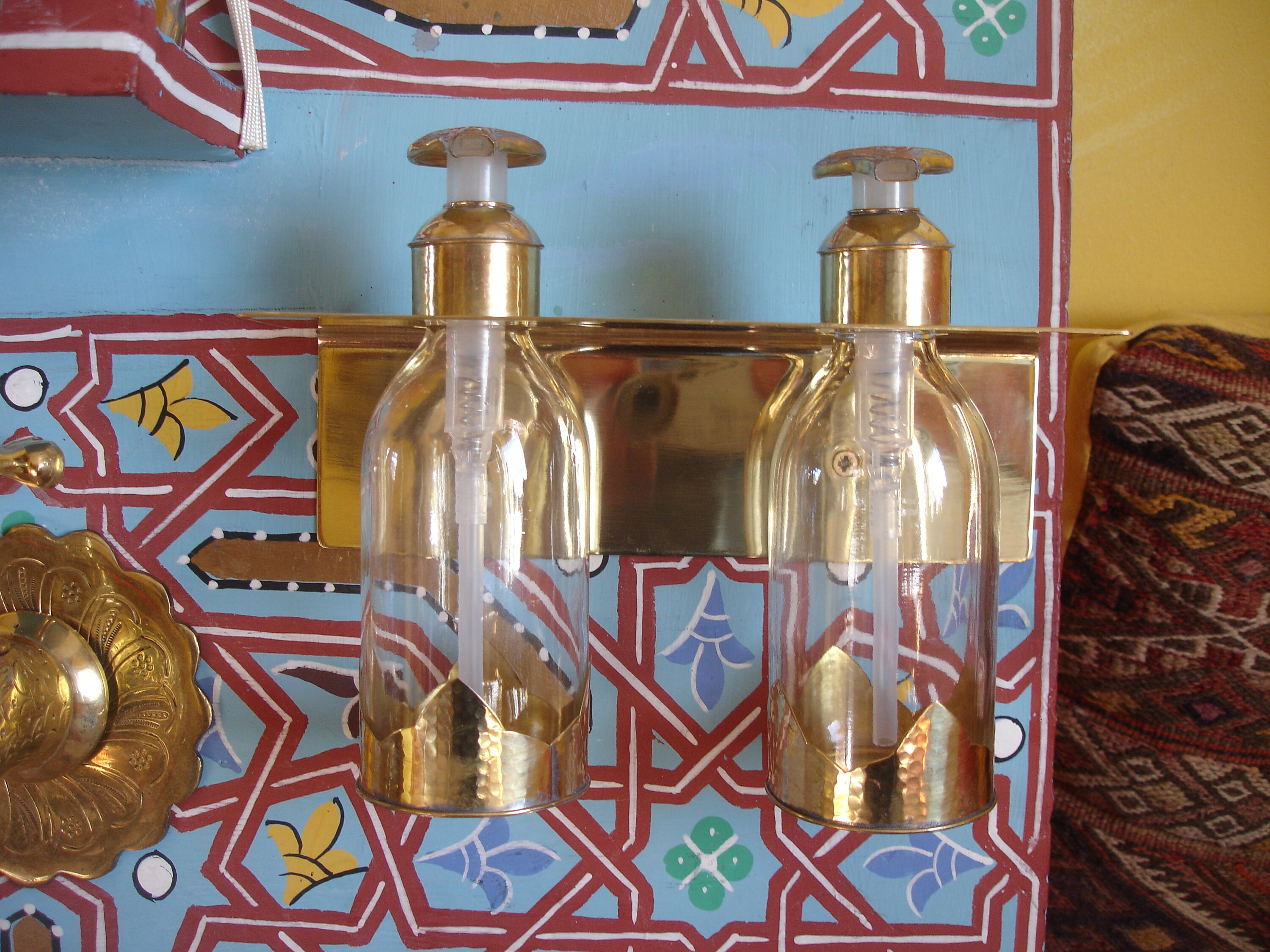 Moroccan Hand Hammered Empty CLEAR Glass Soap Pump Dispenser VARIOUS H16 Cm 200 Ml Etsy UK