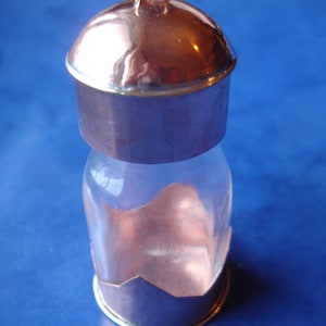 Moroccan hand hammered empty glass BOTTLE - various   H80 mm, 30ml