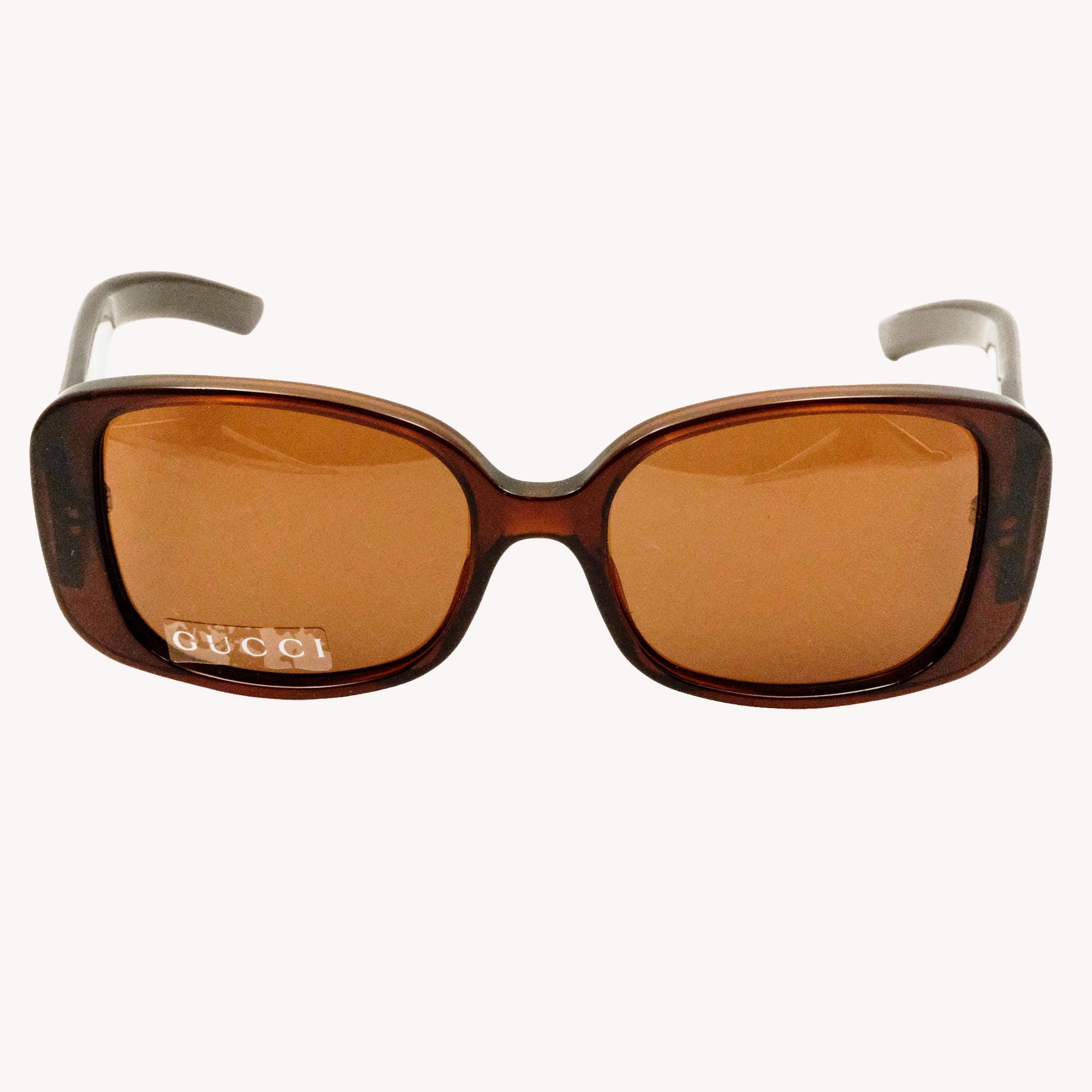 GUCCI　グッチ　サングラス　GGロゴ　GG3033/Sブラウンレンズフレーム Gucci GG3033/N/S Brown Acetate Wrap Sunglasses With Logo Temples