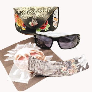 CHRISTIAN AUDIGIER クリスチャンオードジェー サングラス Christian Audigier Sunglasses - Etsy