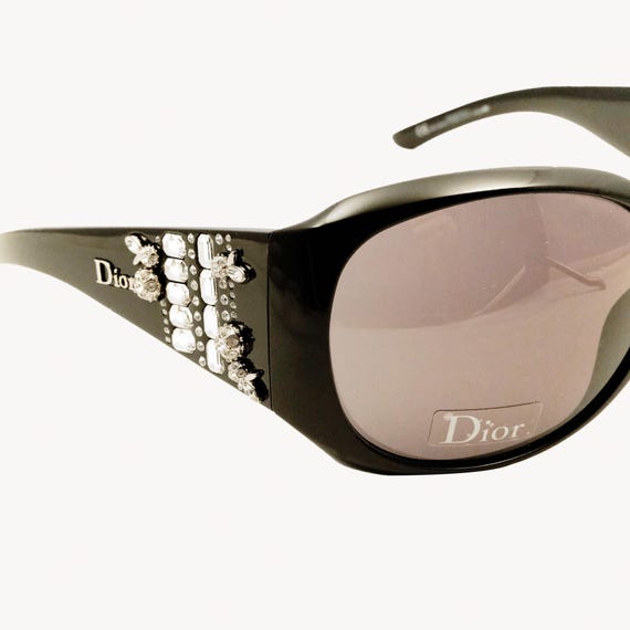 Dior Limited D28BN Black – Crystal Embellished Oversized