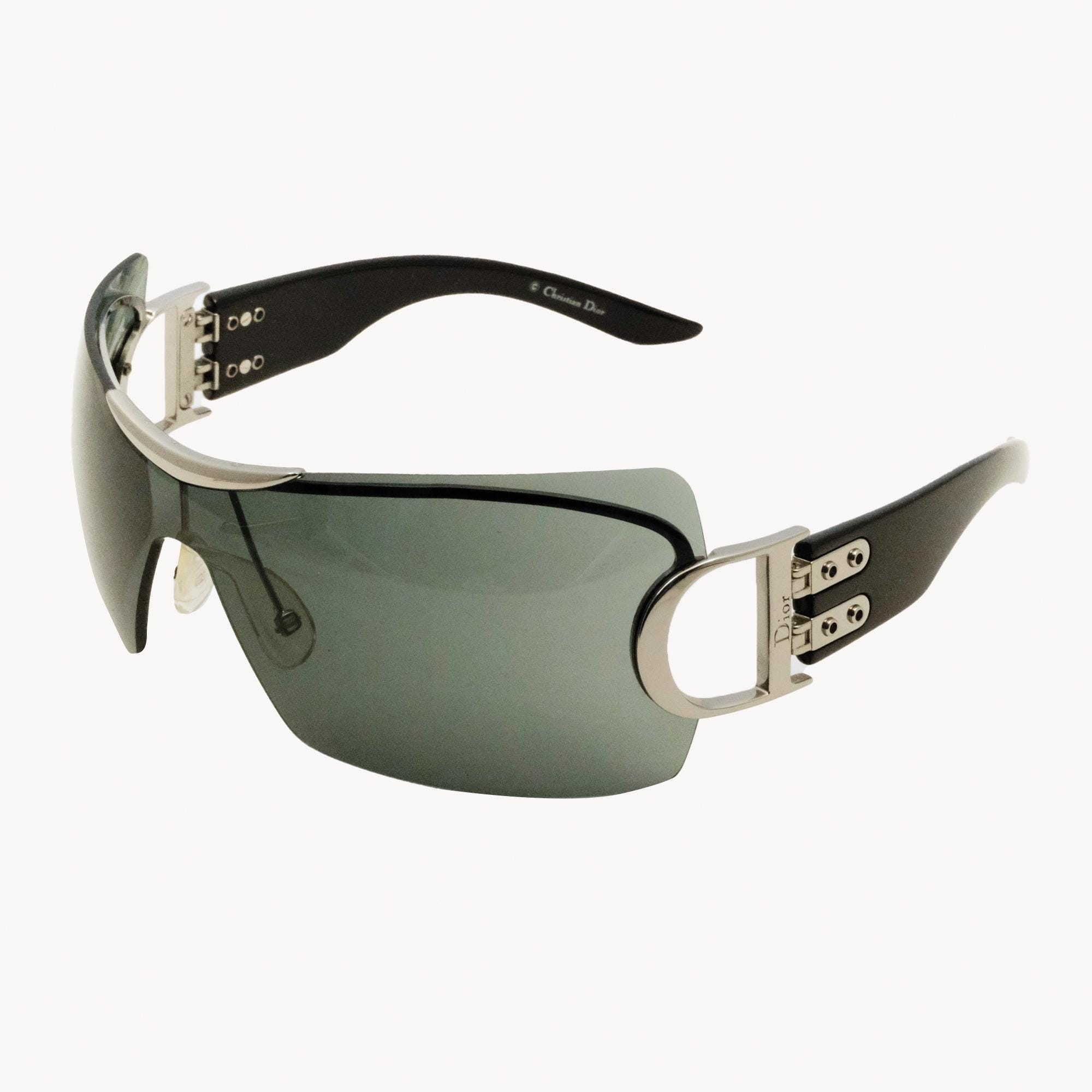 小物 Christian Dior Clear sunglasses DIOR Absolute Vintage Sunglasses Silver Clear Frameless
