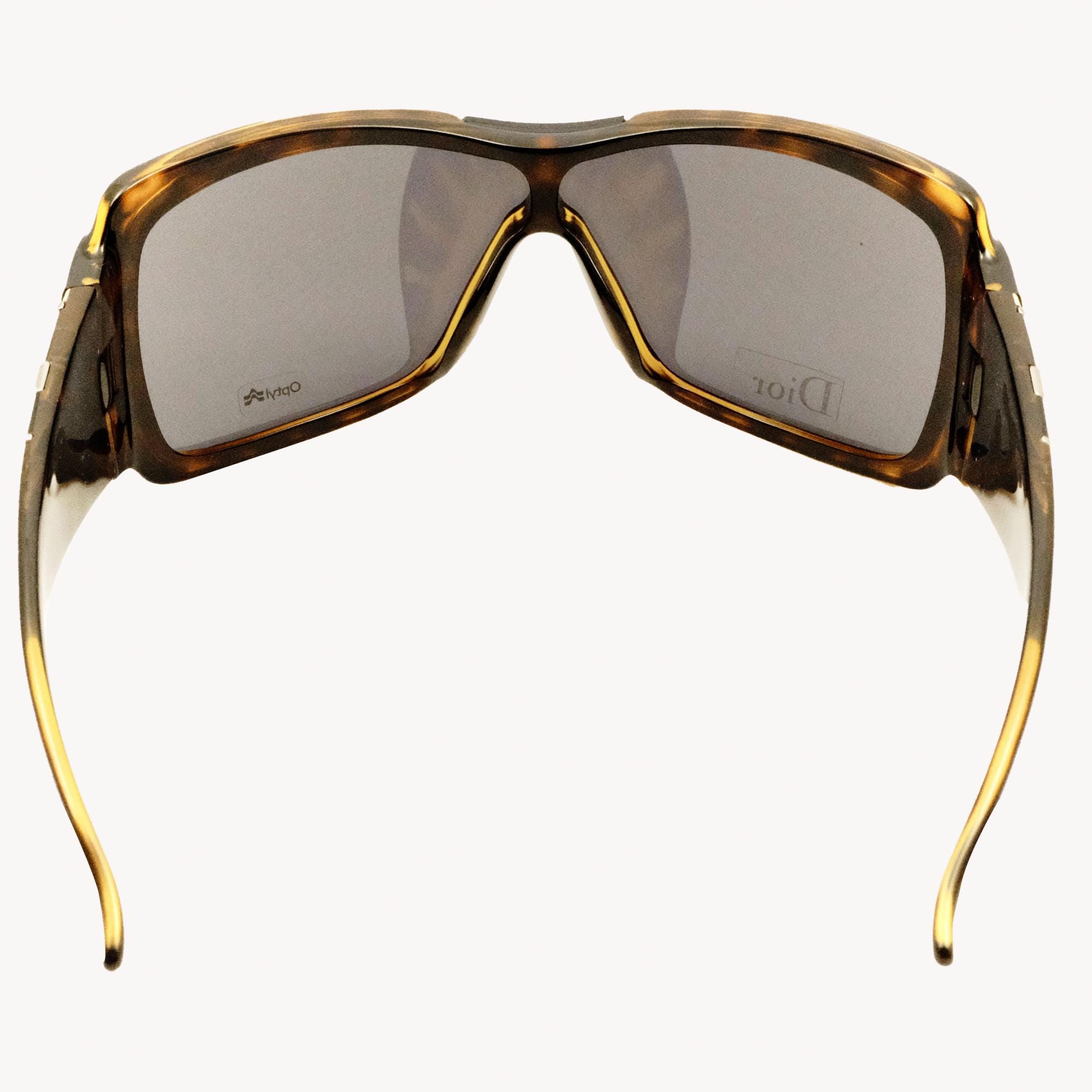 Dior Diorstripes/F SZFJC 120 サングラス Dior DIOR STRIPES 1 SZFJC Brown Sunglasses – Signature Logo Detail