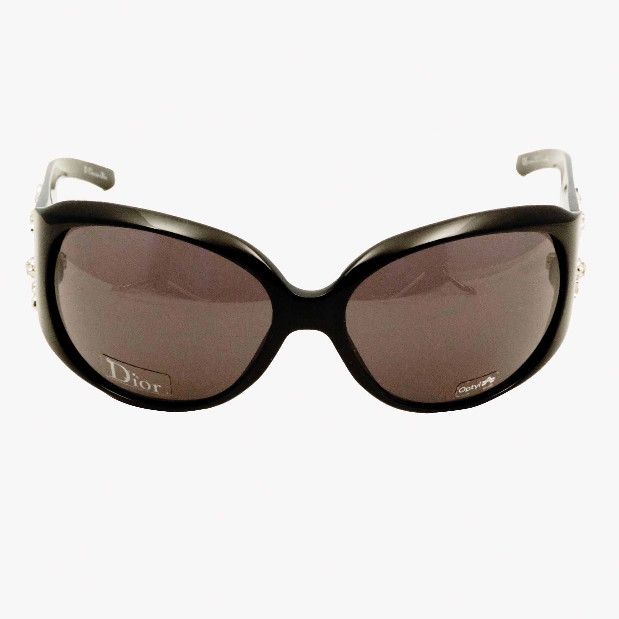 Dior Limited D28BN Black – Crystal Embellished Oversized