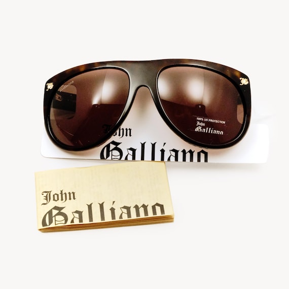 John Galliano JG17 52J – Brown Tortoise Sunglasses - Etsy