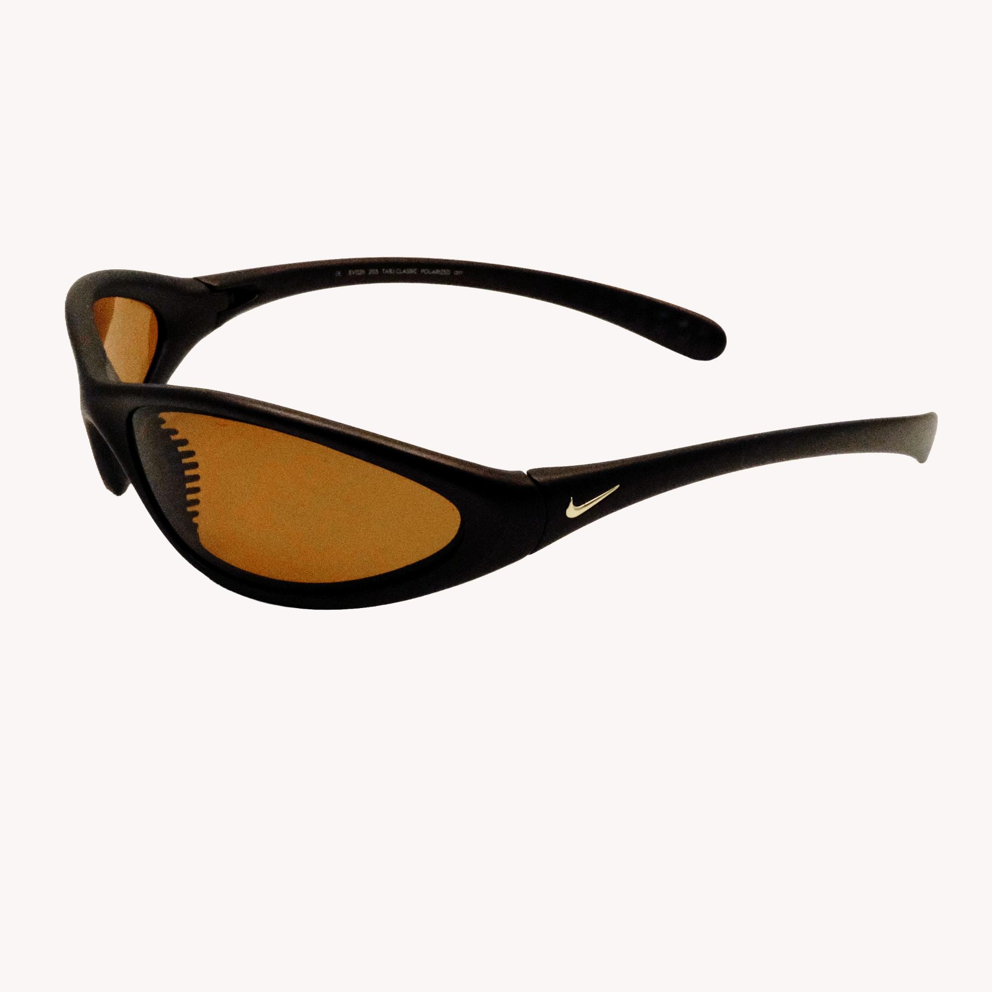 Nike TARJ CLASSIC EV0211 203 – Brown Wraparound Sunglasses