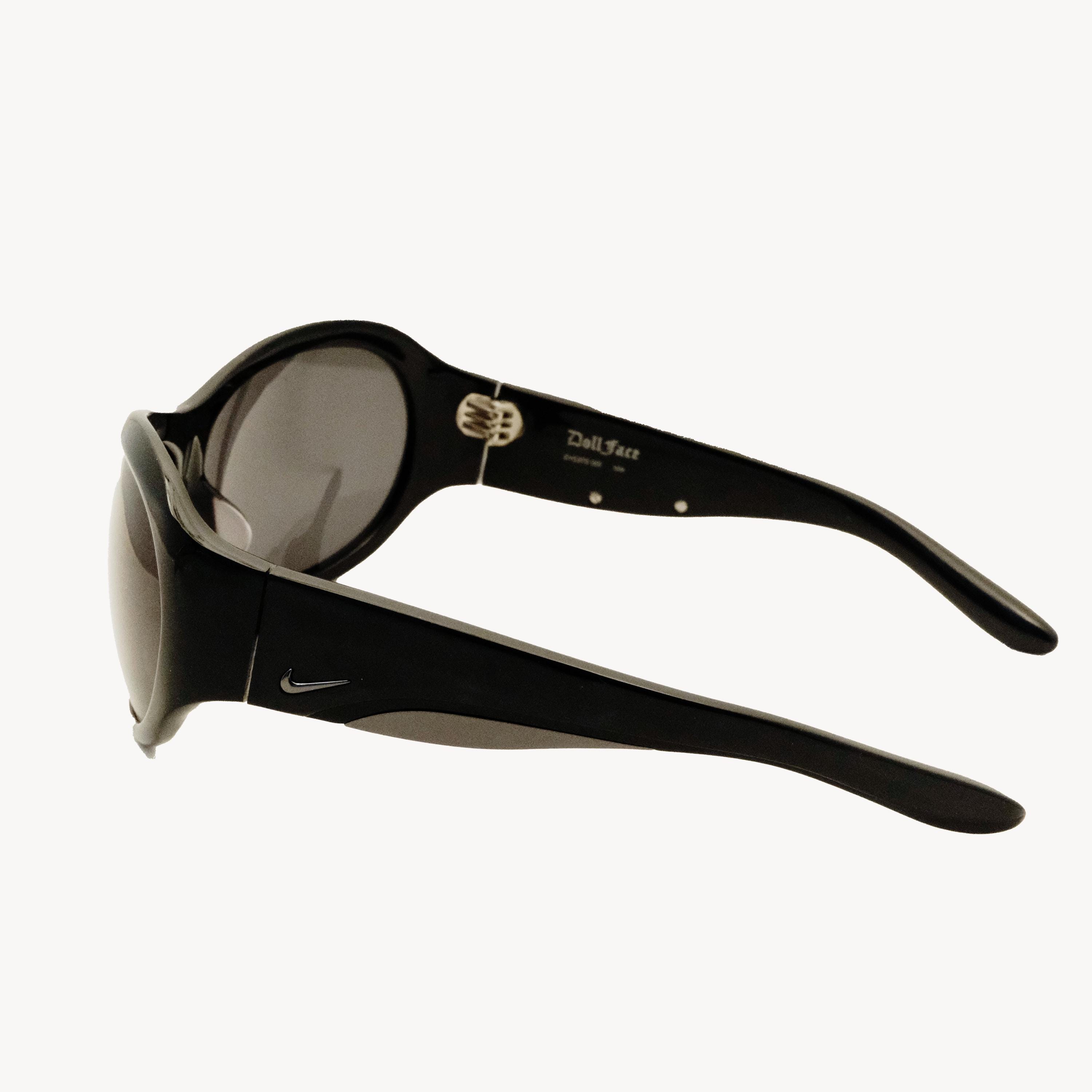 Vintage Nike Doll Face sunglasses ?️ Nike Dollface EV0370 001 Black Sunglasses (vintage) - Etsy main image 2