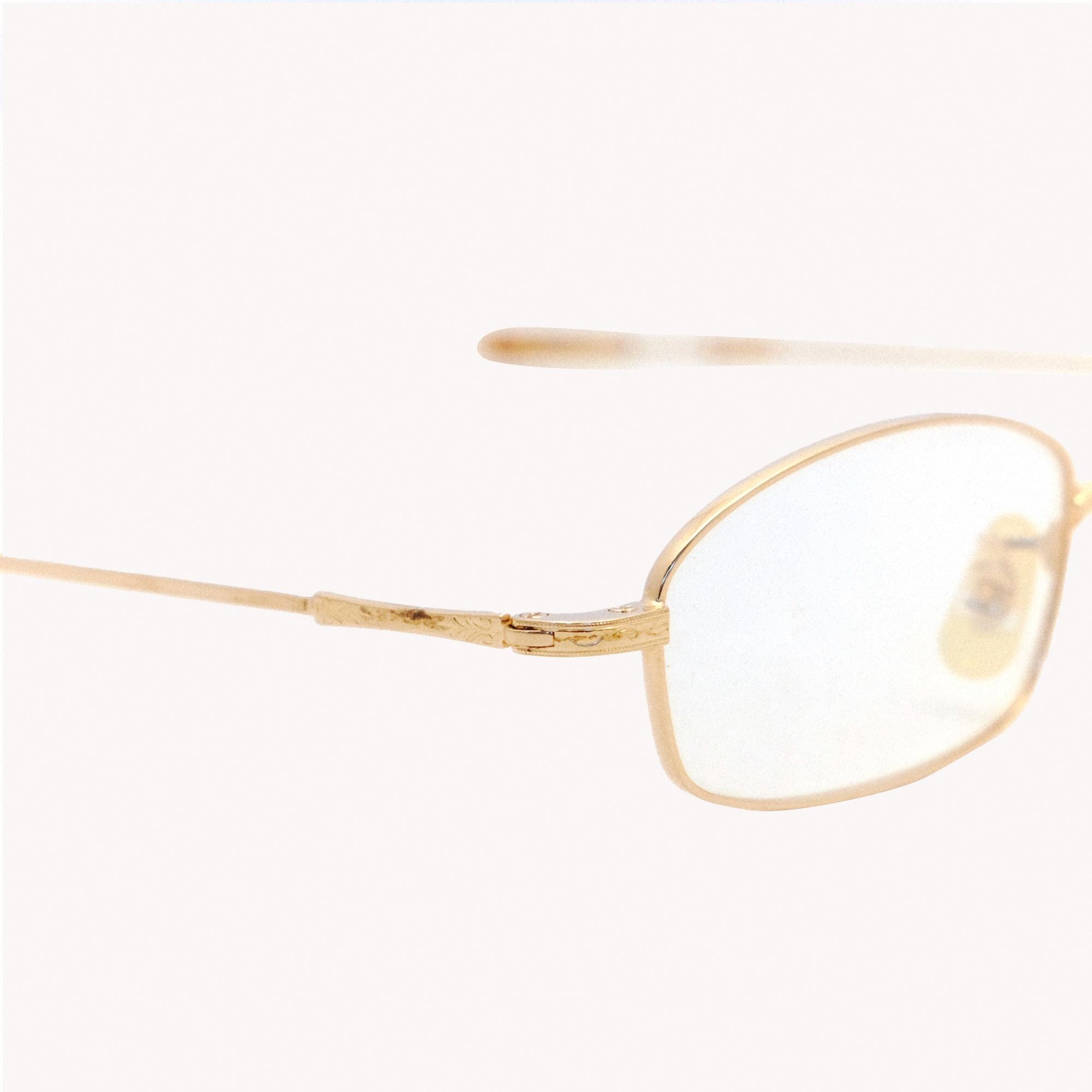 Oliver Peoples OP-663 – Gold-tone Minimalist Optical Frame  display picture 3