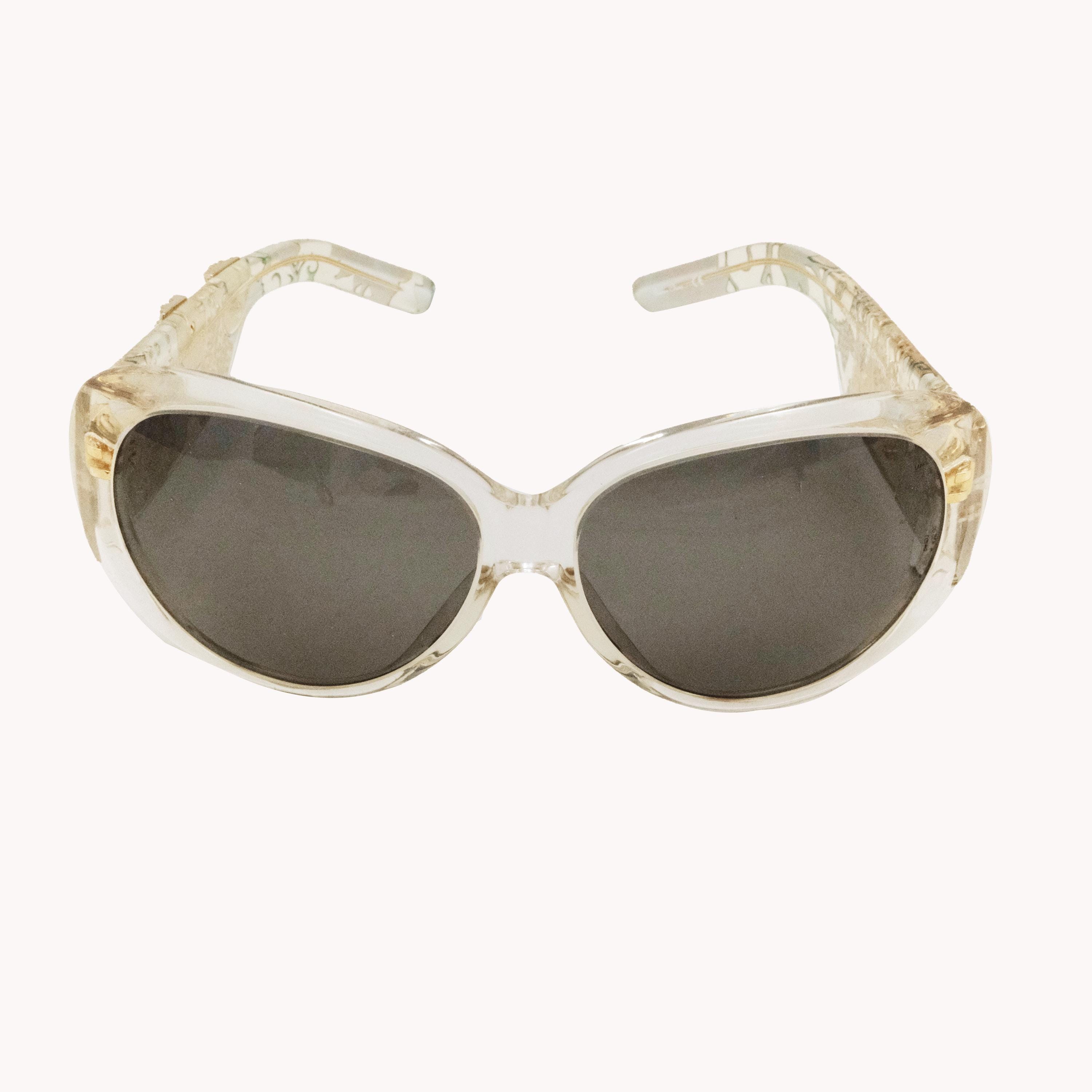 Christian Audigier white crystal eyewear Christian Audigier CAS 410 White Crystal Sunglasses  main image 2