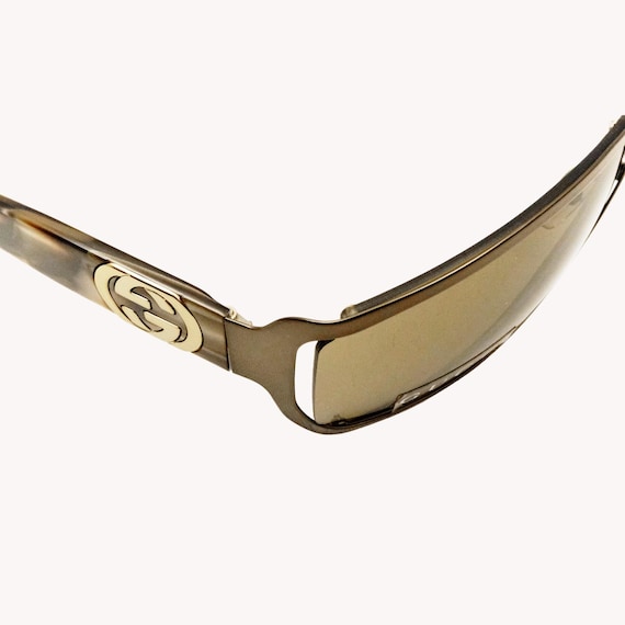 Gucci GG2798/S Rectangular Brown Acetate Sunglass… - image 8