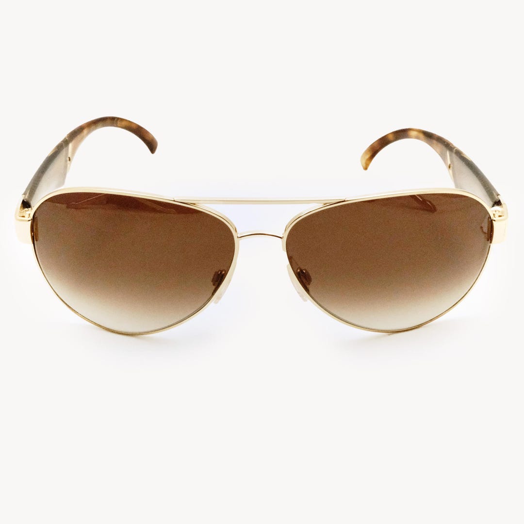 John Galliano JG0015 Col.28p – Gold & Brown Gradient Sunglasses - Etsy