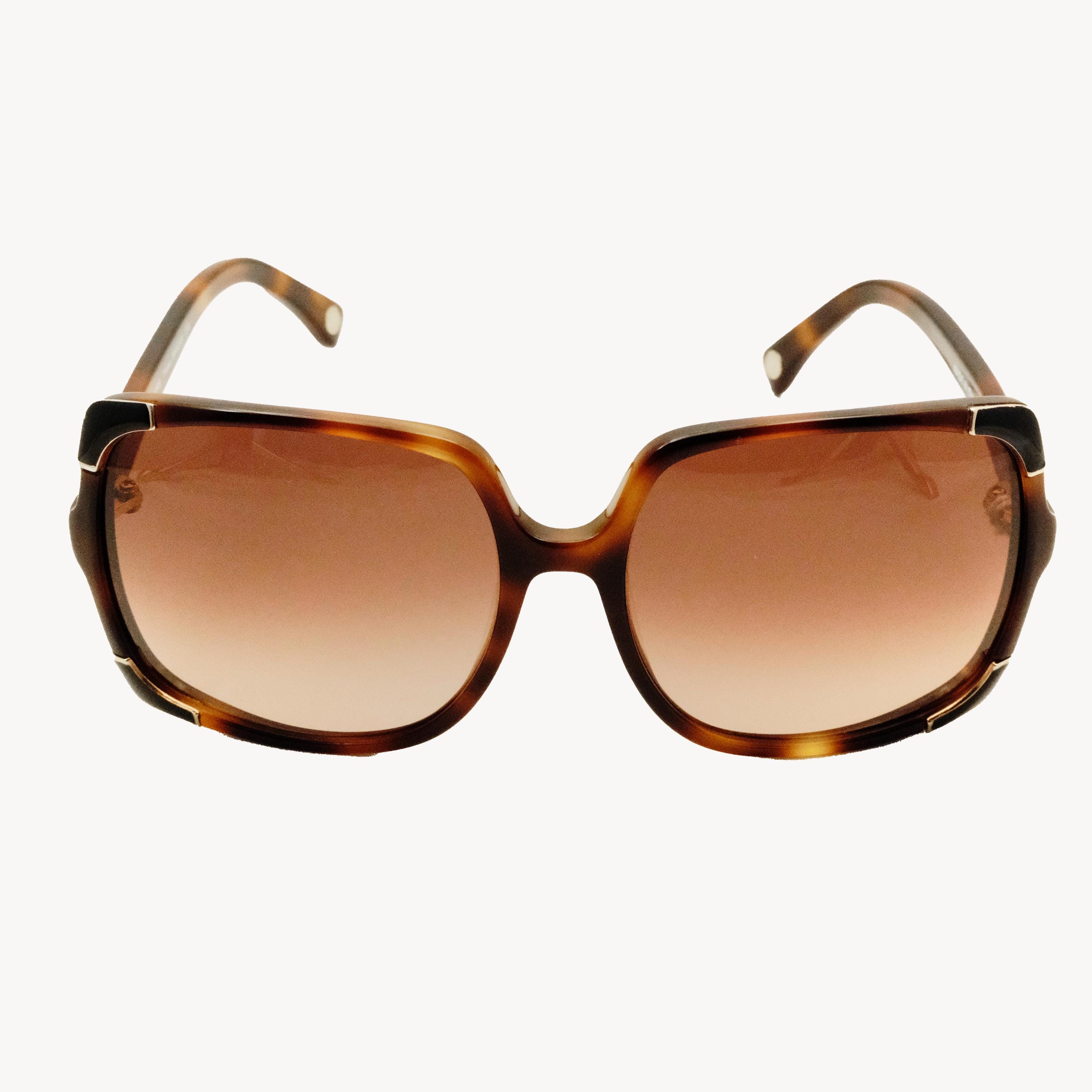 Michael Kors Brown Oversized Sunglasses used Michael Kors Sunglasses MK2242D PEARL RIVER 300613 turtle  main image 4