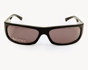 Gucci Vintage Authentic Sunglasses With Case, Black Frame 