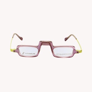 Engineered Oddity – Ey3e EYE 04 | Purple / Lime Green | β Titanium Optical
