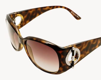 Oscar De La Renta Vintage Tortise Sunglasses Tortise Brown  display picture 2