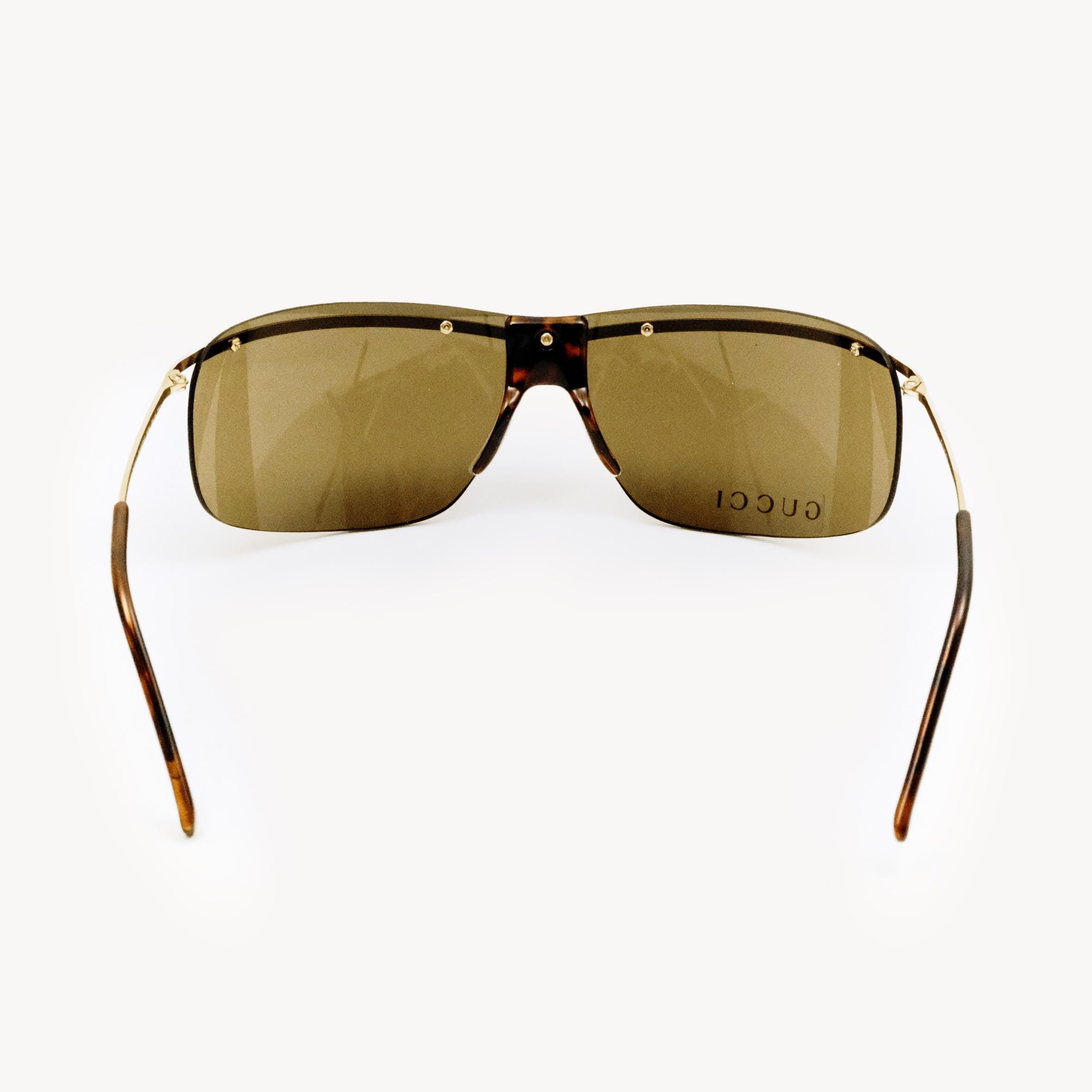 Gucci GG1870/S J5G6J Brown Sunglasses Gucci GG1861S M (53 - 20) with Brown lenses and Tortoise  main image 4