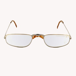 Porsche Design by Carrera 5668 Gold Silber Brillengestell | Vintage-Designerbrille aus den 90er Jahren | Ungetragen