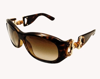 Gucci Sunglasses (2000s) — Bamboo Horsebit, GG2969/S, D28BM, 57/16