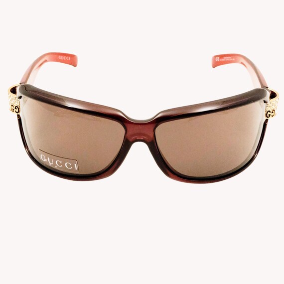 Gucci Gg2984/s Oversized Purple Acetate Gucci Sunglasses  display picture 3
