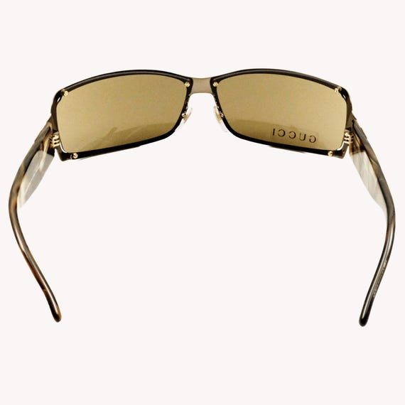 Gucci GG2798/S Rectangular Brown Acetate Sunglass… - image 5