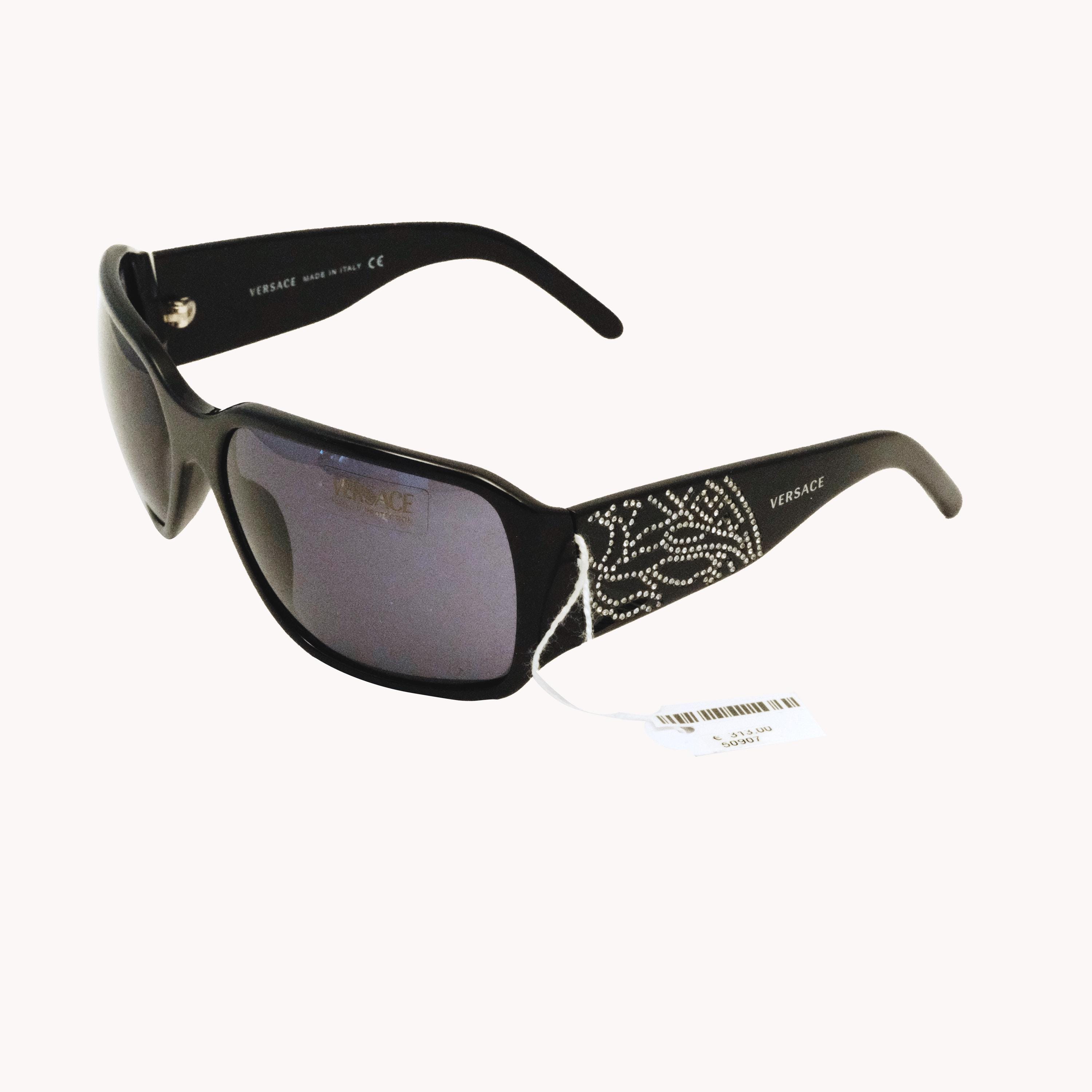 Versace 4110-B GB1/87 Black SHIELD SUNGLASSES (VINTAGE  display picture 2