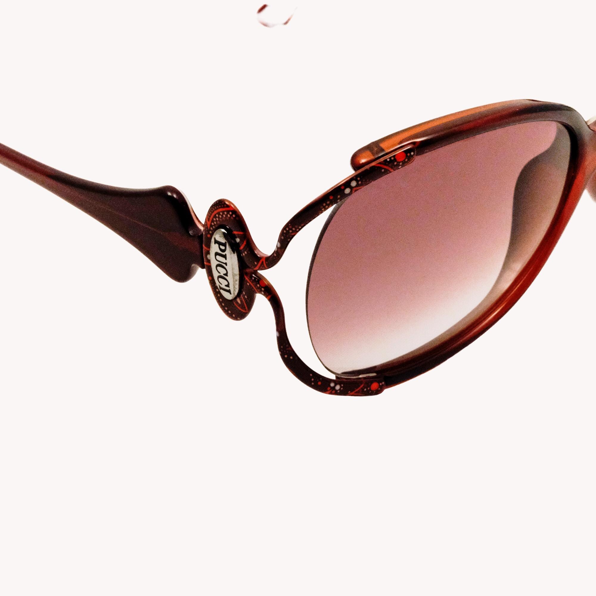 EMILIO PUCCI サングラス シールド型 フランス製 Bold Curves With Italian Flair – Emilio Pucci EP608S Sunglasses