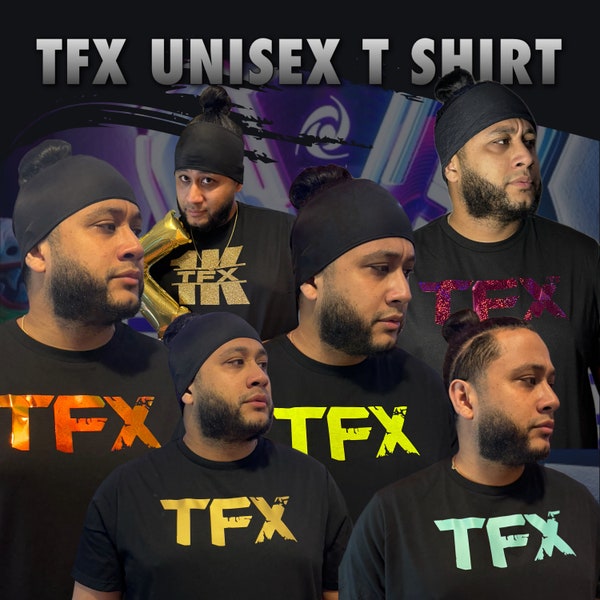 TFX logo black shirt