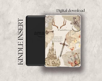 Throne Of Glass Kindle Digital Insert | acotar insert | clear case insert | kindle | kindle insert | fantasy kindle case | kindle paperwhite