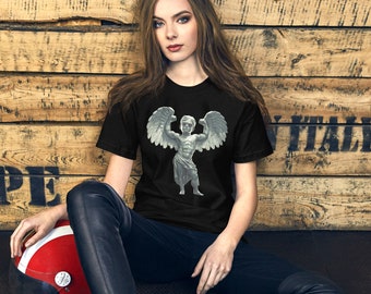 Camiseta Cherub, camiseta Angel, camisa Cherubim, camisa estética, camisa de ángeles, top de moda, ángel querubín, camiseta querubín moderna