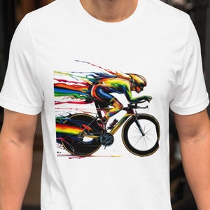 Camisa de ciclismo para hombres y mujeres, ropa de ciclista, camiseta para andar en bicicleta, amante de la bicicleta, regalo para amantes del ciclismo, regalo de ciclista