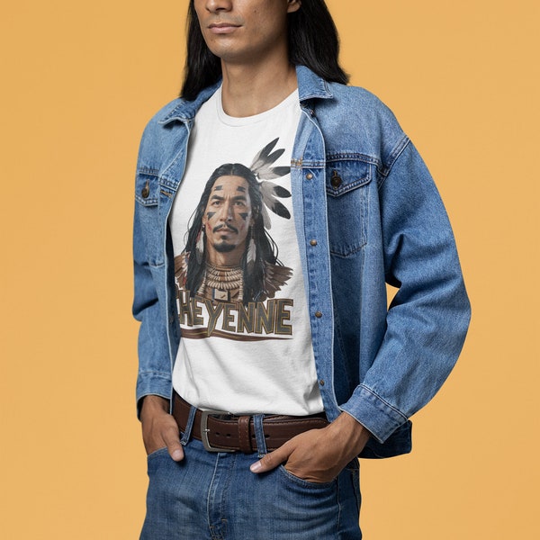 Native American T-shirt, Cheyenne Wyoming Shirt, Cheyenne Shirt, Indigenous Art Shirt, Tribal Tee, Brave Fashion, Cheyenne Tribe shirt, ,