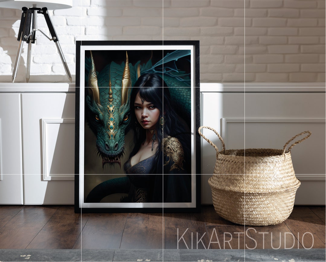 Poster Ana | Art Deco Design Print | Wall Digital Poster | Mural Art ...