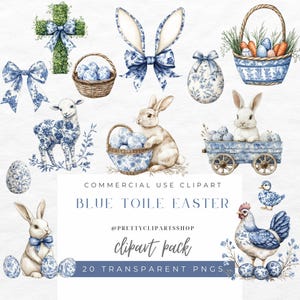 Toile Azul Pascua Acuarela PNG Clipart Orejas De Conejo De Ganso Tonto Conejito De Pascua Conejitos De Toile Huevos De Pascua Chinoiserie Coquette Clipart Cruz