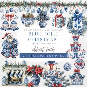 Kerst Toile Clipart vakantie chinoiserie PNG Winter Toile sublimatie kerstcadeaus Toile kerstman kerstboom kerstbal ongewenste tijdschrift ornament