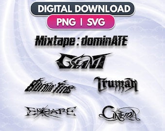 Mixtape Dominate Stray Kids - SVG, PNG - Stay KPop Sticker Vector files Cricut and Silhouette