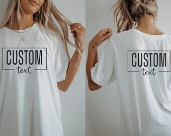 Custom Shirt, Design Your Shirt, Custom Jersey T Shirt, Best Friend Birthday, Father's Day Shirt, Customizable T-Shirt for Every Occasion