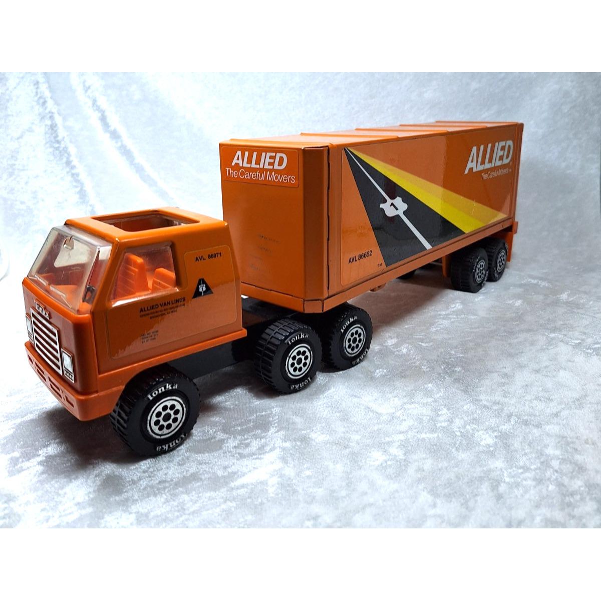 1978 TONKA Allied Van Lines Pressed Steel Tractor Semi-truck 21.5