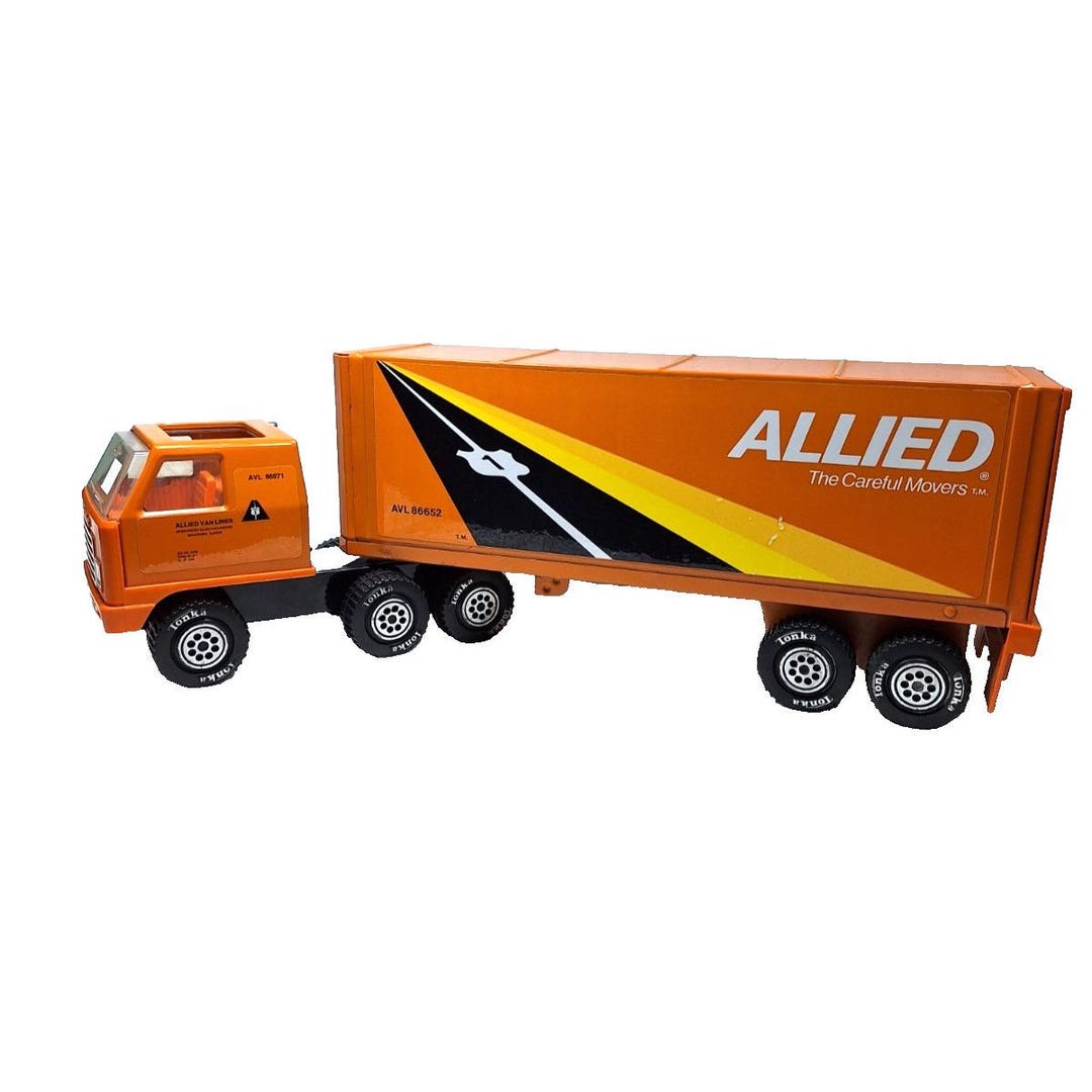 Tonka社製 ALLIED VAN LINES トラック 大型モデルカー 1978 TONKA Allied Van Lines Pressed Steel Tractor Semi-truck 21.5