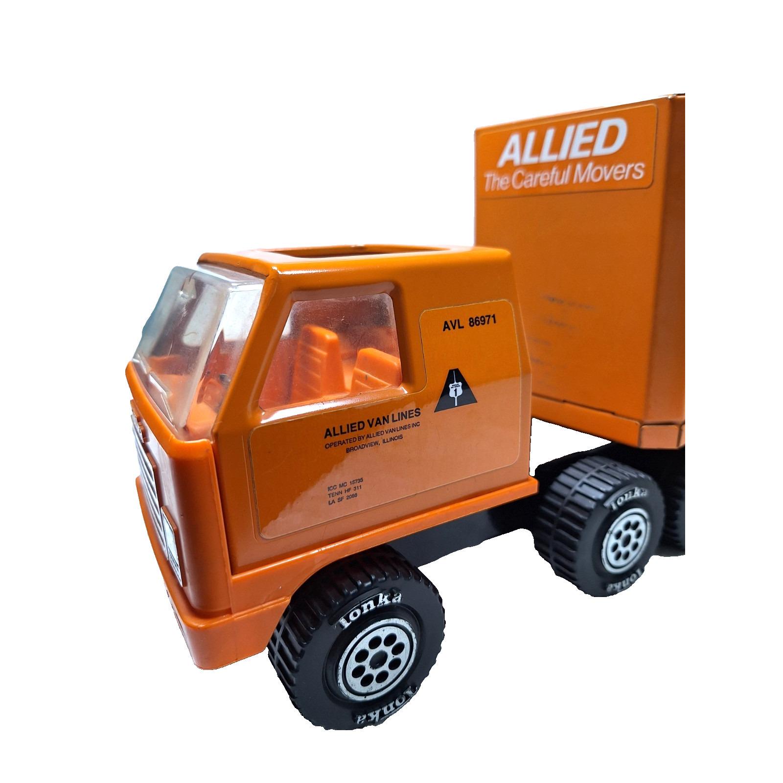 1978 TONKA Allied Van Lines Pressed Steel Tractor Semi-truck 21.5